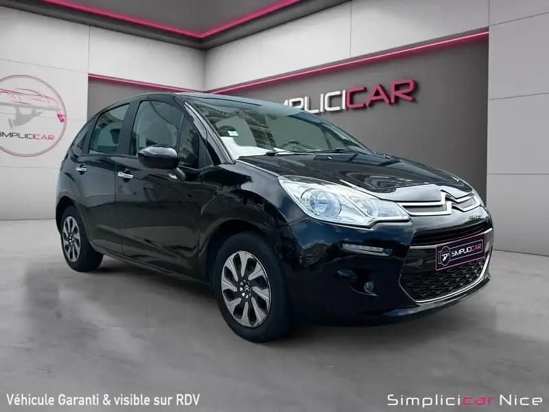 Noir Utilisé 2014 Citroën C3 Exclusive Citadine | 9 980 € (Prix cher) - Image 1/4