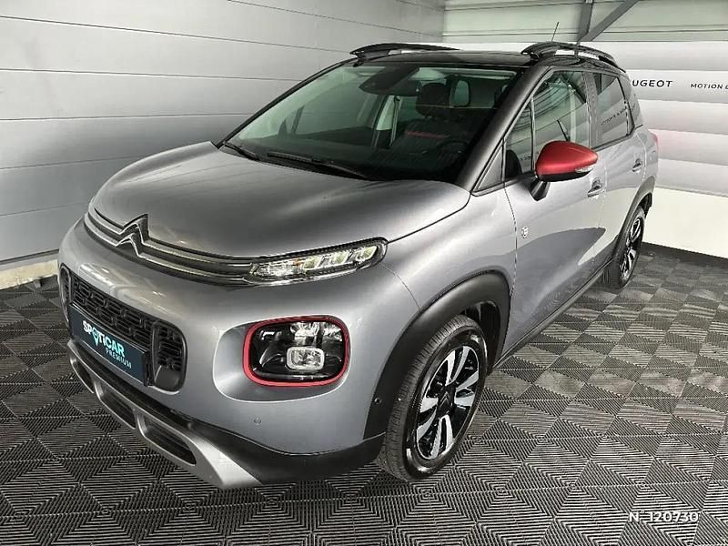 Gris Utilisé 2021 Citroën C3 Aircross PureTech SUV | 12 950 € (Prix juste) - Image 1/4