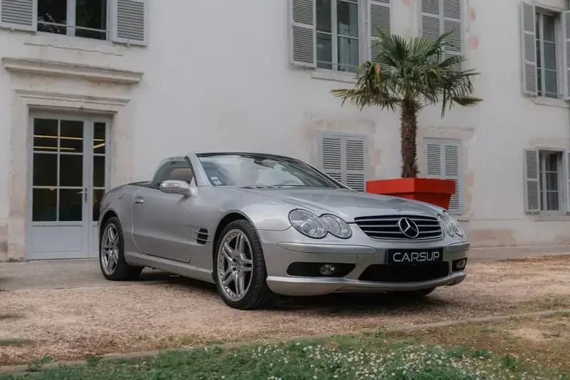 Gris Utilisé 2004 Mercedes SL500 AMG Cabriolet | 33 000 € - Image 1/4