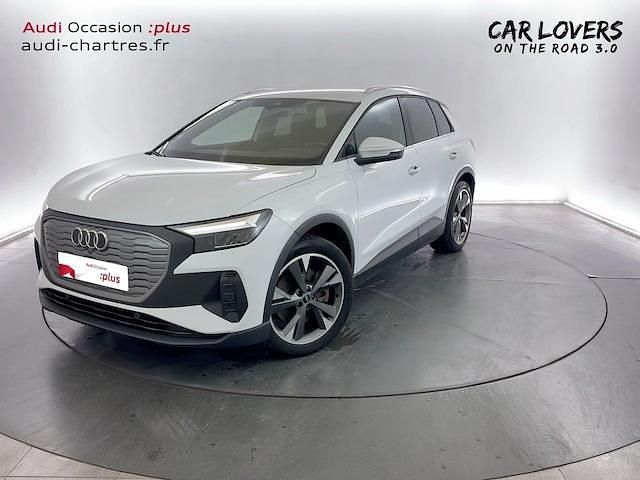 Blanc glacier métallisé Occasion 2021 Audi Q4 e-tron Sport SUV | 29 300 € (Prix juste) - Image 1/4