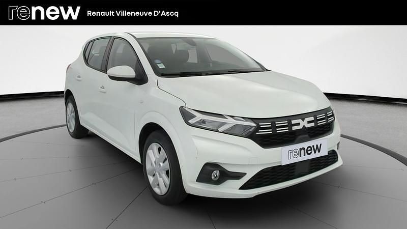 Blanc Utilisé 2023 Dacia Sandero Expression Citadine | 13 899 € (Bon prix) - Image 1/3