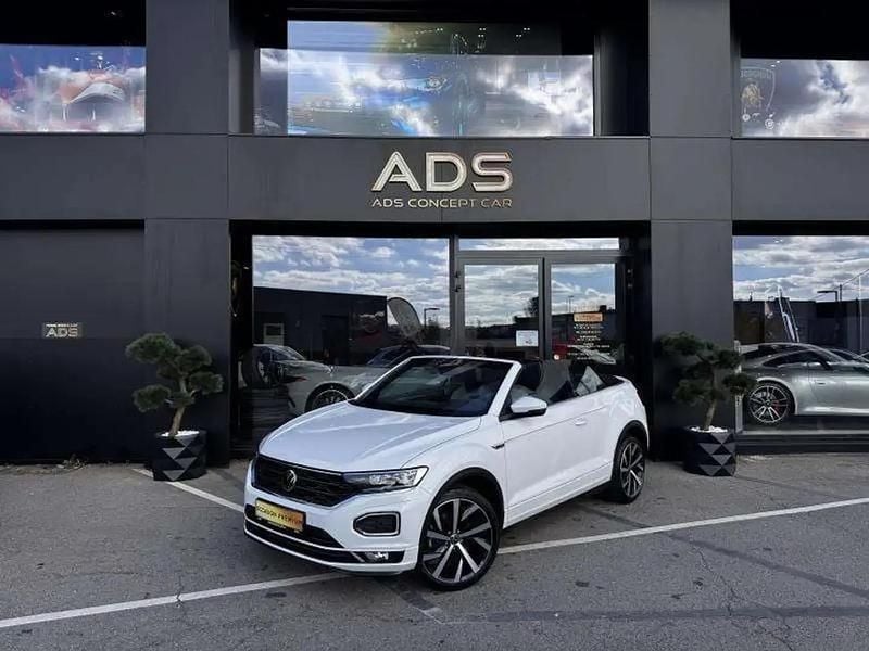 Blanc Utilisé 2021 VW T-Roc Cabriolet R-line Cabriolet | 30 758 € (Prix assez cher) - Image 1/4
