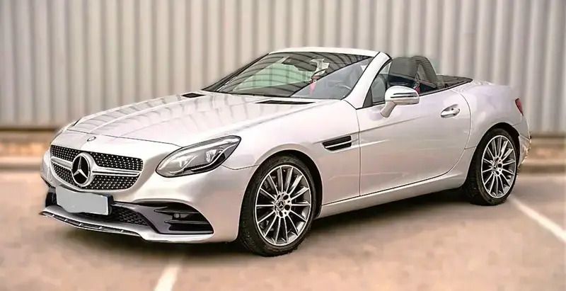 Argent Utilisé 2017 Mercedes SLC180 Sportline Cabriolet | 27 500 € - Image 1/4