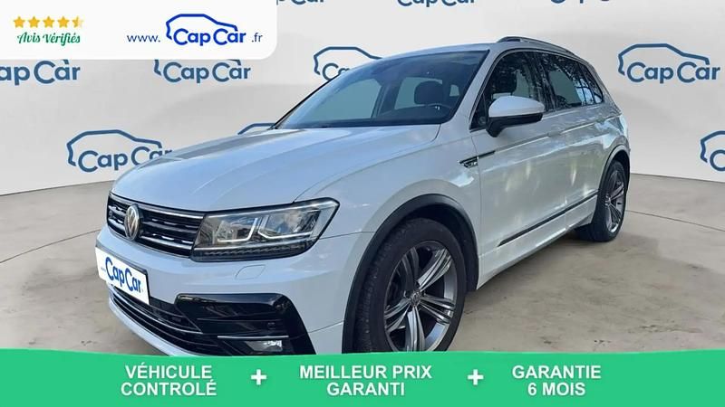Blanc Occasion 2018 VW Tiguan R-line SUV | 24 290 € (Prix juste) - Image 1/4