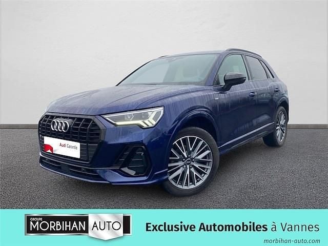 Bleu navarre métallisé Occasion 2023 Audi Q3 S-Line SUV | 37 990 € (Prix juste) - Image 1/4