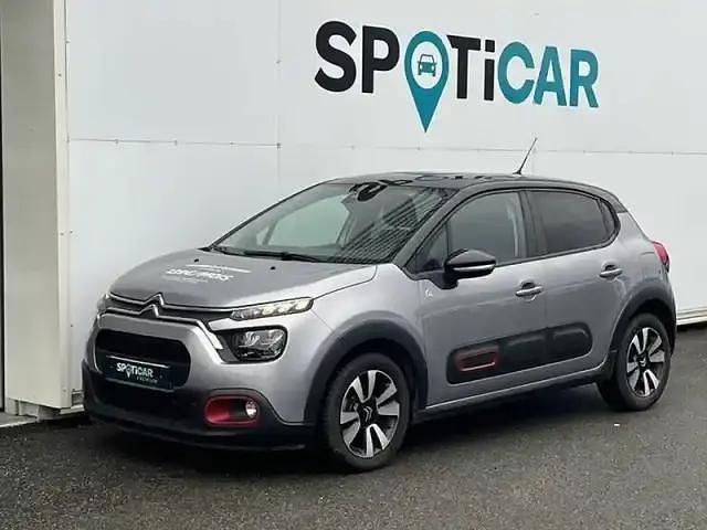 Gris Utilisé 2021 Citroën C3 PureTech Citadine | 10 890 € (Prix juste) - Image 1/4