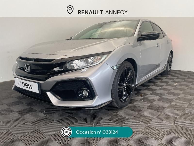 Gris Utilisé 2020 Honda Civic Exclusive Berline | 18 990 € (Bon prix) - Image 1/4