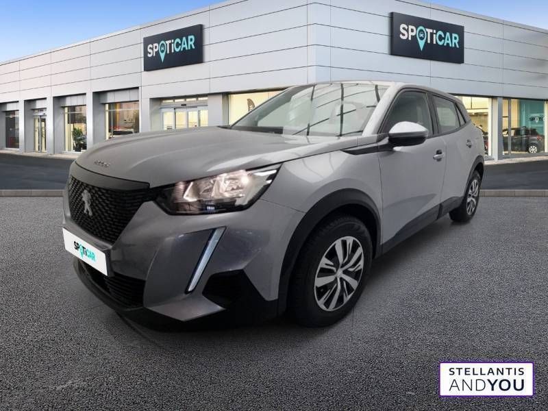 Gris Utilisé 2021 Peugeot 2008 Active SUV | 13 690 € (Bon prix) - Image 1/3