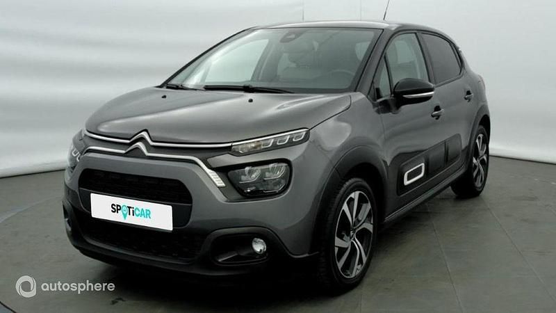 Gris Occasion 2022 Citroën C3 Shine Citadine | 14 980 € (Prix assez cher) - Image 1/4