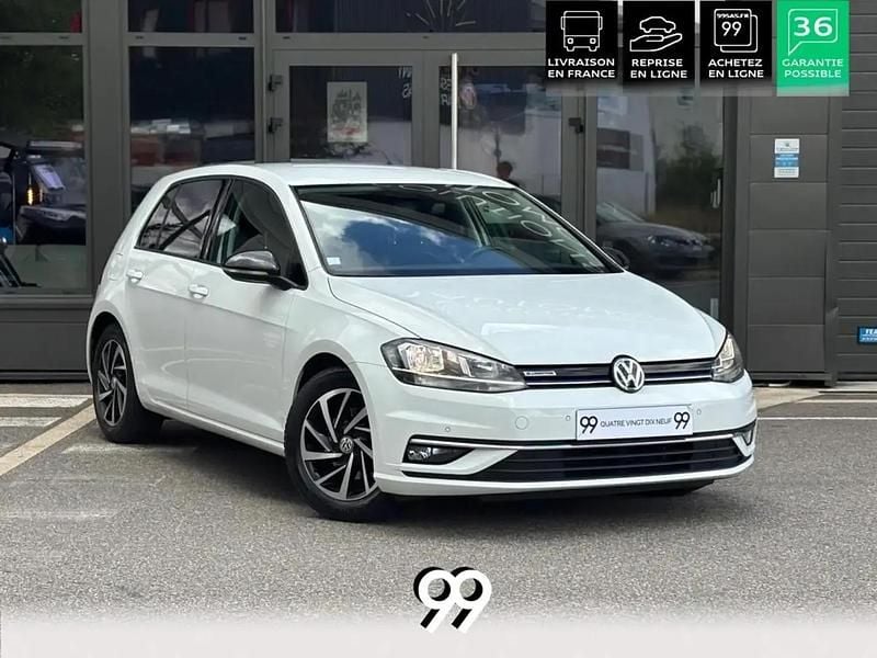 Blanc Utilisé 2019 VW Golf VII Berline | 16 490 € (Bon prix) - Image 1/4