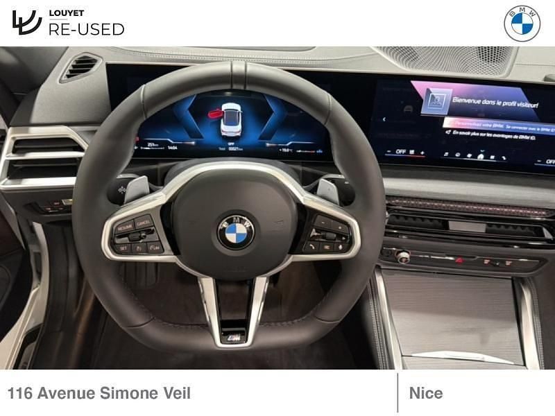 Nouvelle BMW 420 M Sport 184 ch (135 kW) 2025 Mineralweiss métallisé Cabriolet