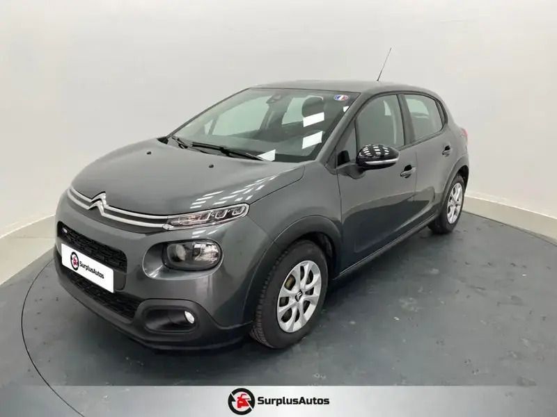 Gris Utilisé 2017 Citroën C3 Feel Citadine | 8 990 € (Bon prix) - Image 1/4