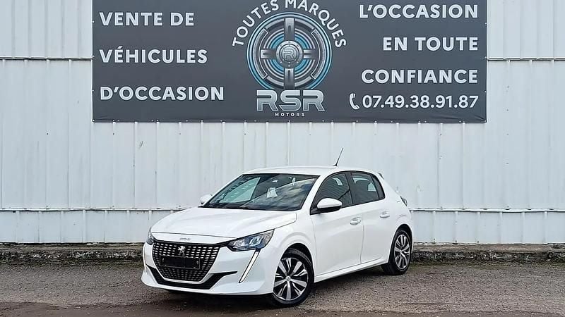 Blanc Occasion 2021 Peugeot 208 Active Citadine | 9 990 € (Bon prix) - Image 1/4