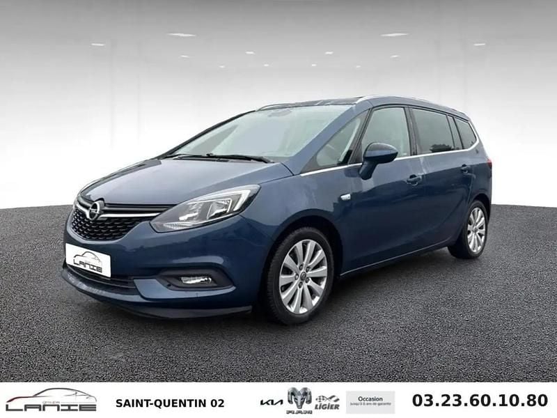 Bleu Utilisé 2017 Opel Zafira Innovation Monospace | 11 890 € (Bon prix) - Image 1/4