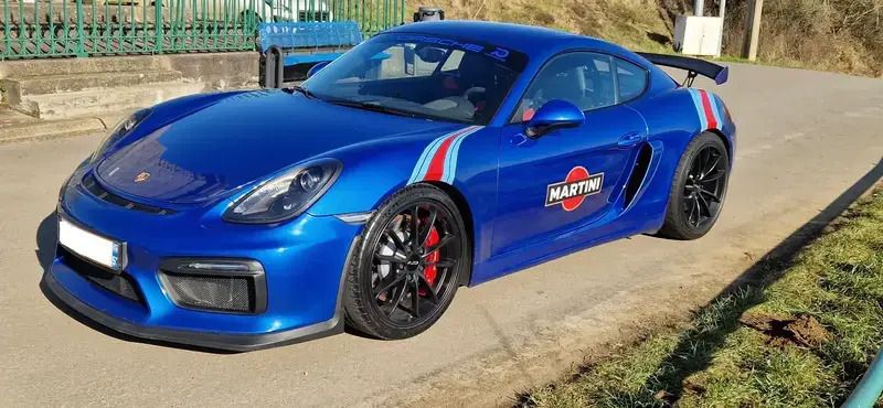 Bleu Utilisé 2015 Porsche Cayman GT4 Coupé | 89 900 € (Prix juste) - Image 1/4