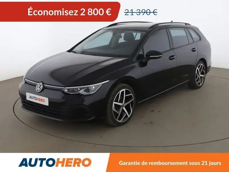 Noir Utilisé 2020 VW Golf VII Life Break | 18 590 € (Prix juste) - Image 1/2