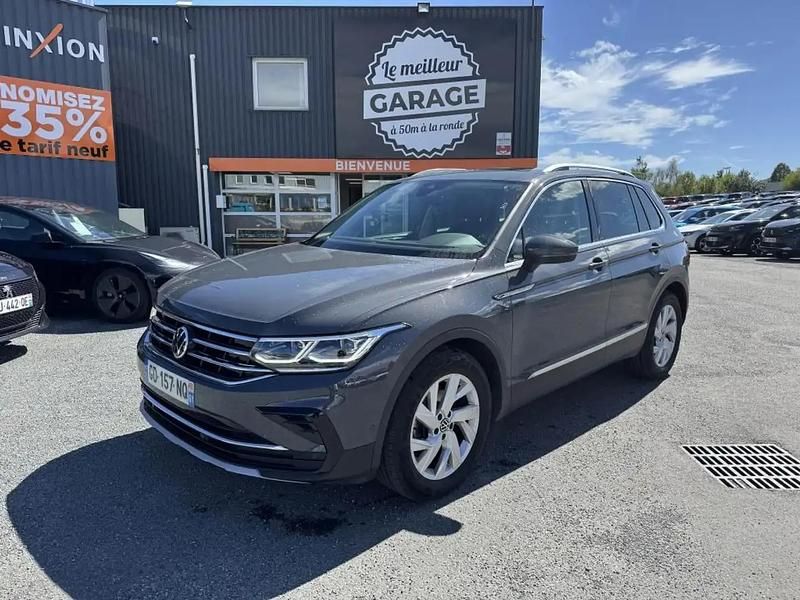 Gris Occasion 2021 VW Tiguan Elegance SUV | 26 990 € (Prix juste) - Image 1/4