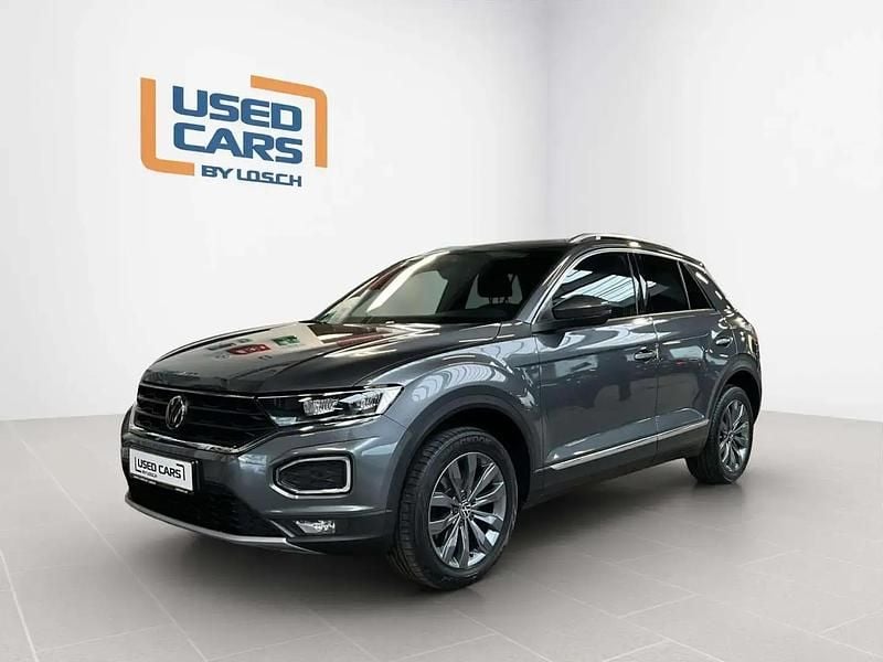 Gris Occasion 2021 VW T-Roc Sport SUV | 24 092 € (Bon prix) - Image 1/4
