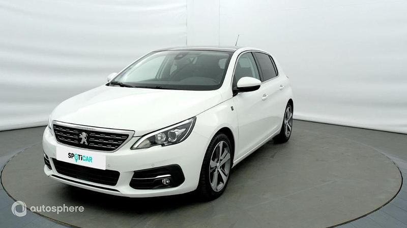 Blanc Utilisé 2019 Peugeot 308 S Berline | 11 280 € (Prix juste) - Image 1/4