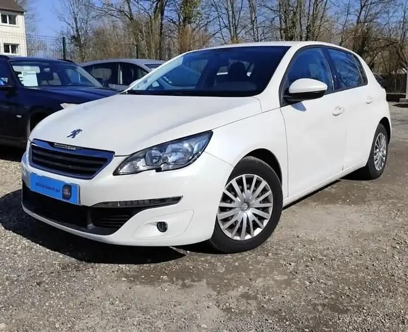 Blanc Utilisé 2015 Peugeot 308 S Berline | 8 000 € (Prix juste) - Image 1/4