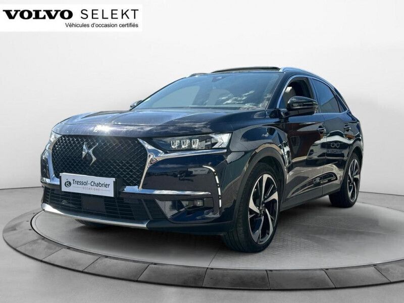 Bleu Utilisé 2021 DS Automobiles DS7 Crossback Grand Chic SUV | 23 790 € (Prix juste) - Image 1/4