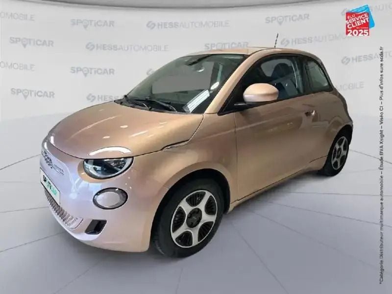 Blanc Utilisé 2021 Fiat 500e Passion Berline | 14 999 € (Prix juste) - Image 1/4