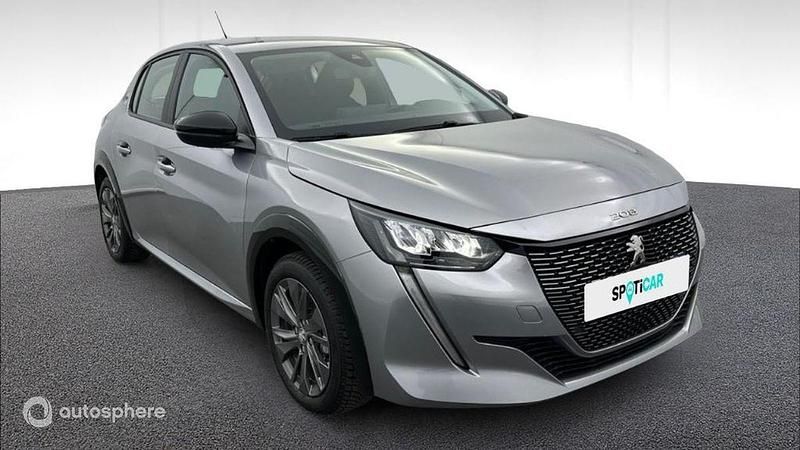 Occasion Peugeot e-208 Active 100 kW (136 ch) 2022 Gris Citadine