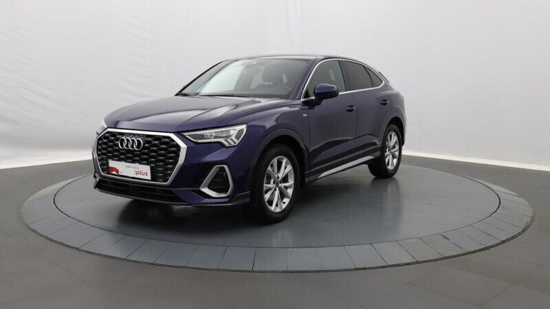 Bleu Utilisé 2022 Audi Q3 Sportback S-Line SUV | 37 199 € (Prix juste) - Image 1/4