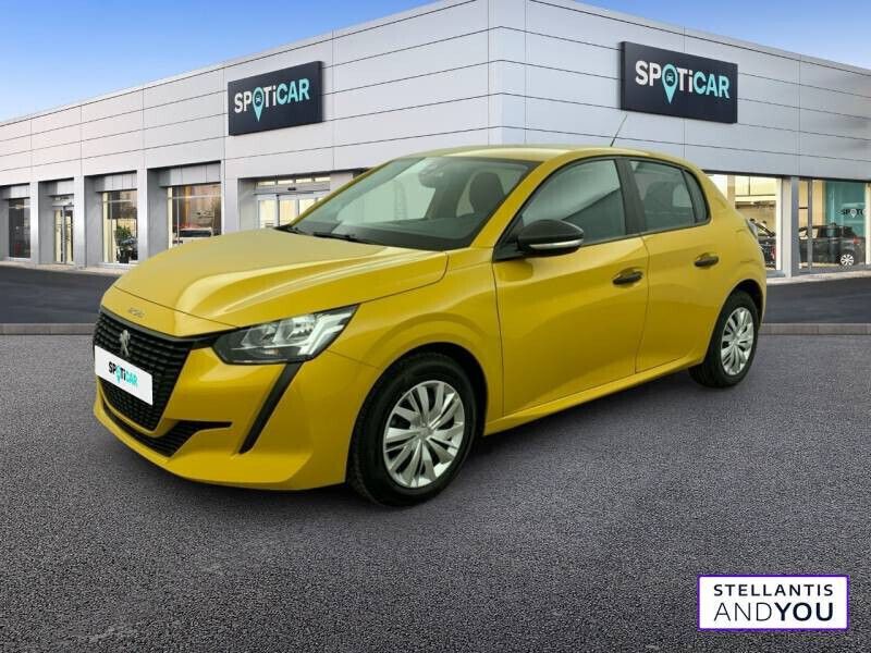 Jaune Utilisé 2021 Peugeot 208 S Citadine | 9 690 € (Super prix) - Image 1/4
