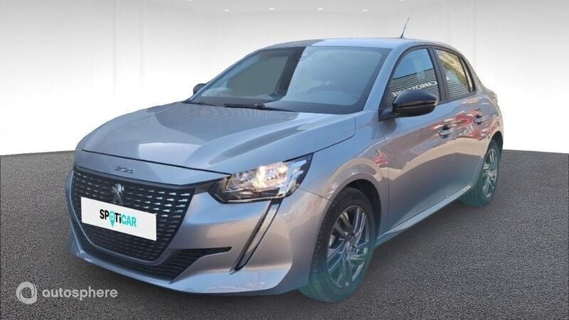 Gris Utilisé 2022 Peugeot 208 Active Citadine | 12 580 € (Prix juste) - Image 1/4