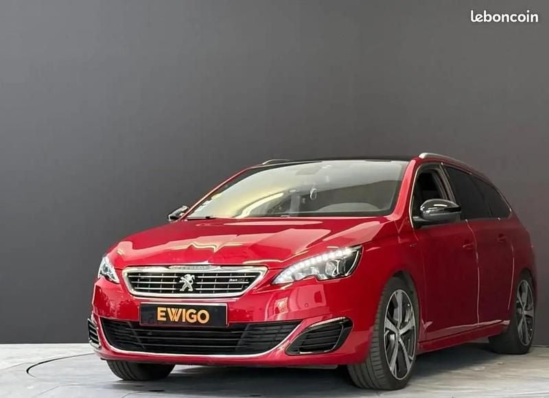 Rouge Utilisé 2017 Peugeot 308 GT Break | 15 290 € (Bon prix) - Image 1/4