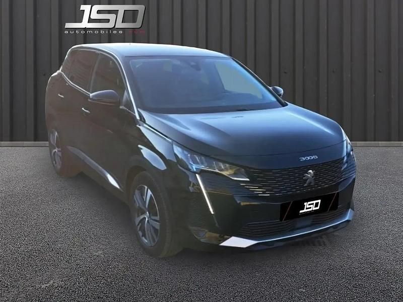 Noir Utilisé 2022 Peugeot 3008 Allure SUV | 23 490 € (Prix juste) - Image 1/4