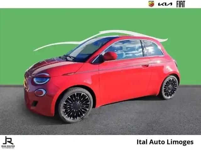 Red by (red) pastel Utilisé 2024 Fiat 500e La Prima Berline | 28 999 € - Image 1/4