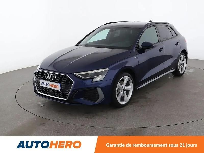 Bleu Utilisé 2020 Audi A3 Sportback S-Line Berline | 27 690 € (Prix assez cher) - Image 1/2