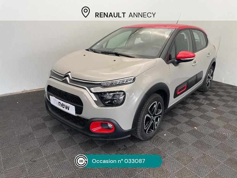 Beige Occasion 2020 Citroën C3 Feel Citadine | 10 590 € (Prix juste) - Image 1/4