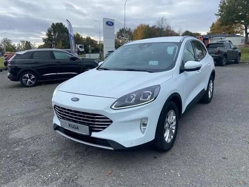 Blanc Occasion 2022 Ford Kuga Titanium SUV | 21 990 € (Prix juste) - Image 1/4