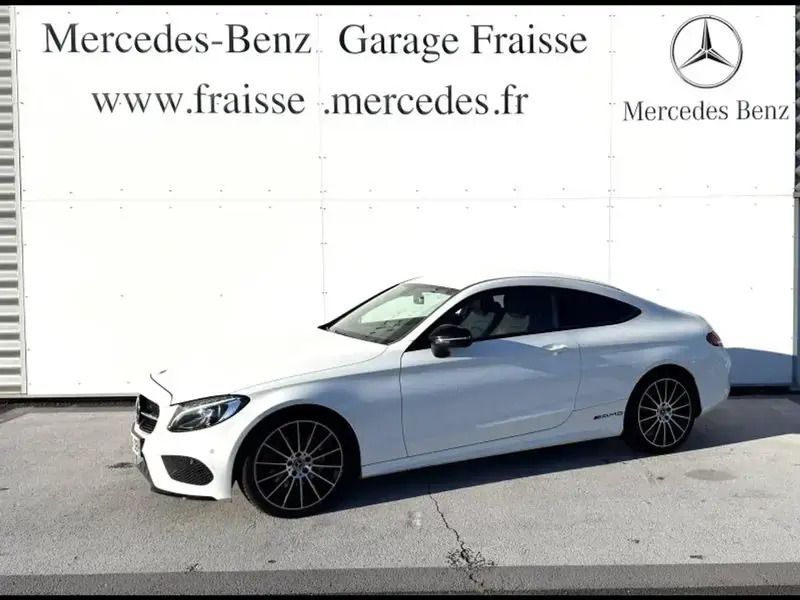 Blanc Utilisé 2017 Mercedes C220 Sportline Coupé | 27 900 € (Prix juste) - Image 1/4