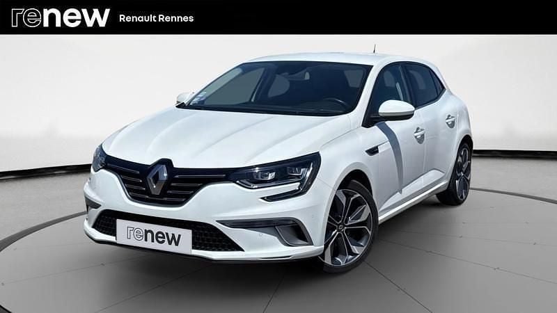 Blanc Utilisé 2019 Renault Mégane GT Line GT-Line Berline | 14 590 € (Bon prix) - Image 1/4