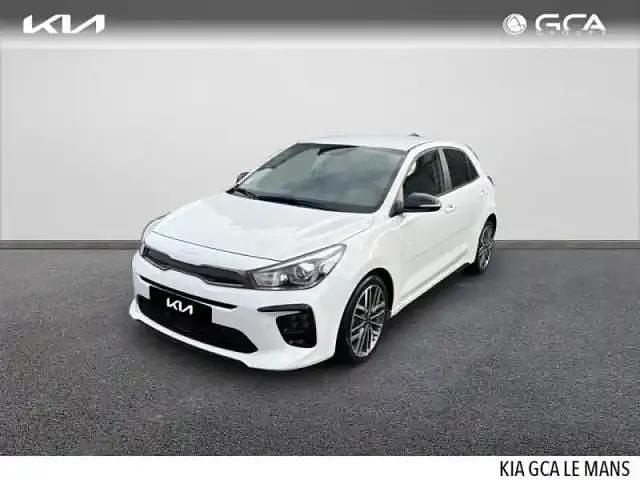 Blanc Occasion 2021 Kia Rio GT-Line Berline | 18 990 € (Prix juste) - Image 1/4