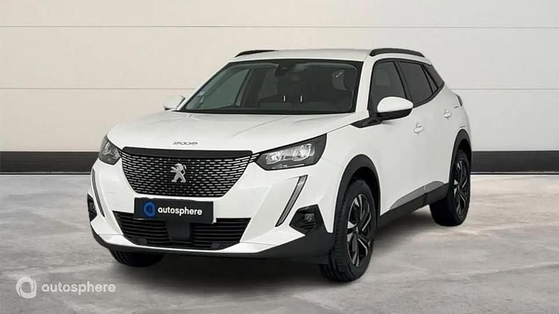 Blanc Utilisé 2021 Peugeot 2008 Allure SUV | 16 699 € (Prix juste) - Image 1/4