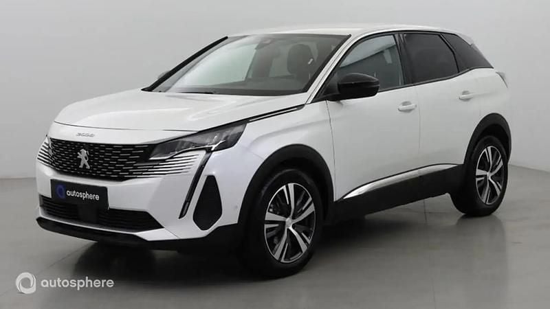 Blanc nacré (n) Utilisé 2024 Peugeot 3008 Allure SUV | 29 999 € (Prix juste) - Image 1/4