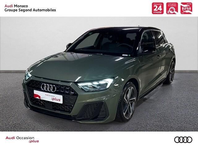 Occasion Audi A1 Sportback S-line plus 116 ch (85 kW) 2025 Vert district métallisé noir mythe métallisé Citadine