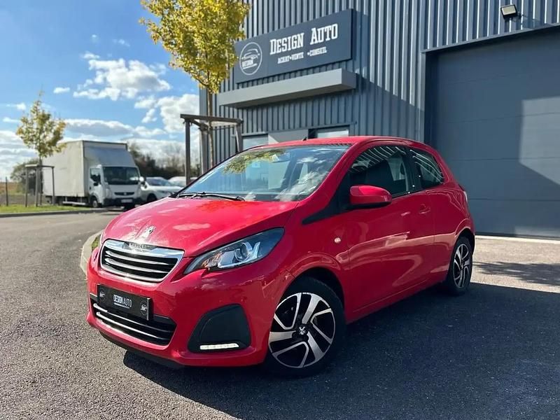 Rouge Utilisé 2014 Peugeot 108 Active Citadine | 6 490 € (Prix assez cher) - Image 1/4