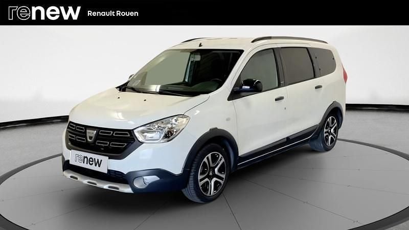 Blanc Utilisé 2018 Dacia Lodgy Monospace | 10 990 € (Bon prix) - Image 1/4