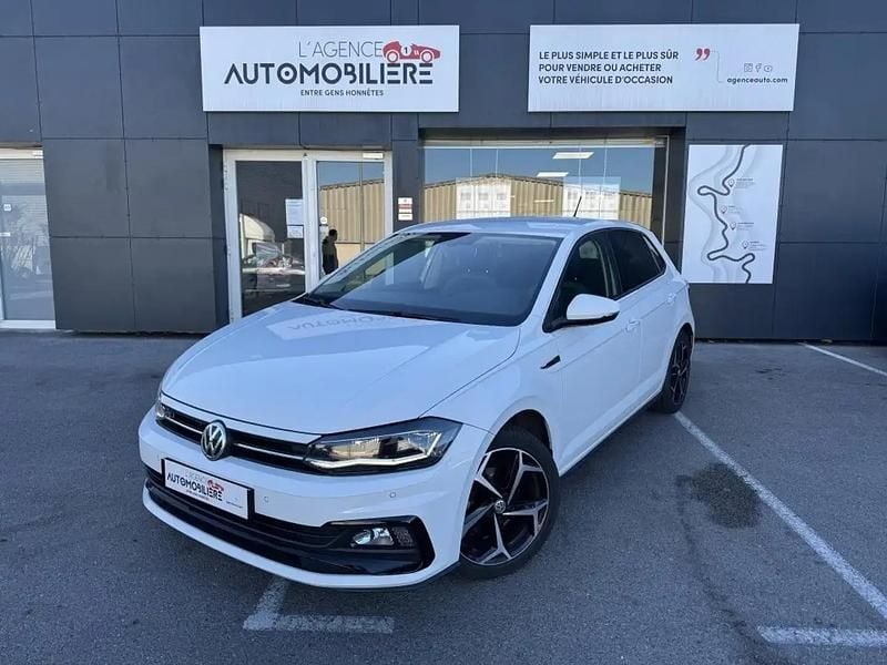 Blanc Occasion 2018 VW Polo R-line Citadine | 12 990 € (Prix juste) - Image 1/4