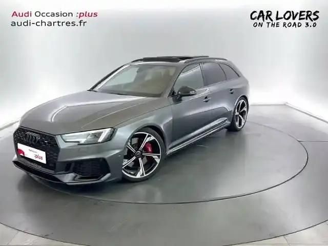 Gris daytona nacré Utilisé 2019 Audi RS4 Design Break | 63 990 € (Prix juste) - Image 1/4