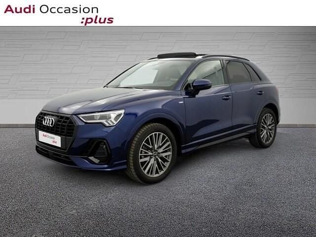 Bleu navarre métallisé Utilisé 2025 Audi Q3 S-Line SUV | 44 490 € (Prix juste) - Image 1/4