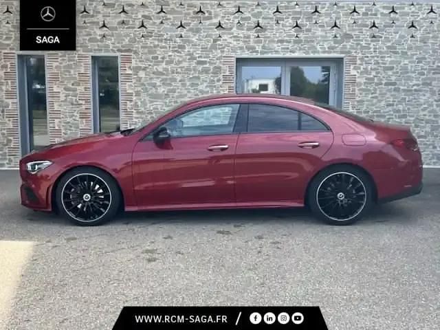 Occasion Mercedes CLA200 AMG line 2022 Rouge foncé Coupé