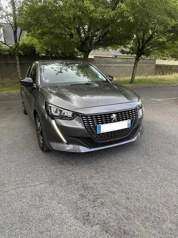 Gris Utilisé 2022 Peugeot 208 Allure Citadine | 14 500 € (Prix juste) - Image 1/4