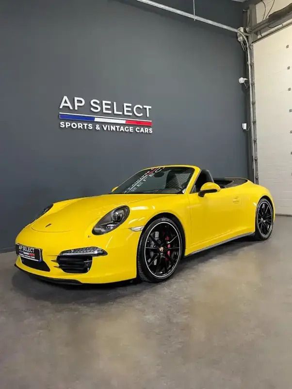 Jaune Utilisé 2013 Porsche 911 Carrera 4S Cabriolet Cabriolet | 101 990 € - Image 1/4